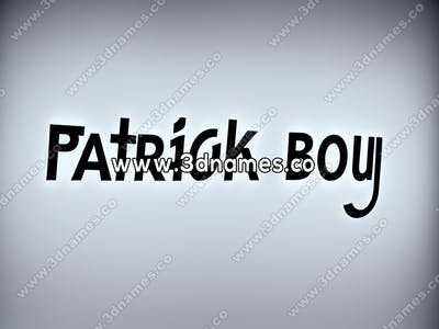 Patrick boy IPhone 15 back 